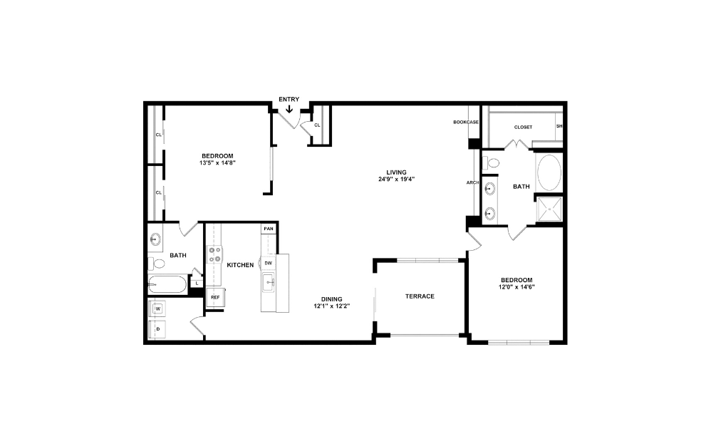 2D Flat Floorplan - C9C